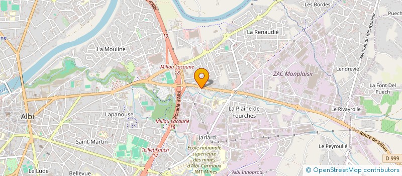 localisation de l'entreprise MONSIEUR NICOLAS TAVARES à ALBI