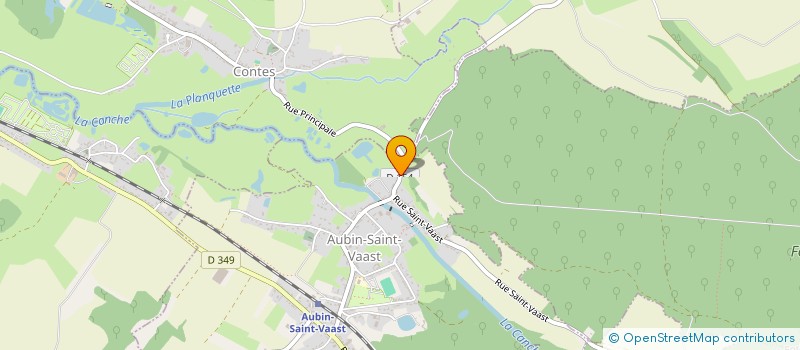 localisation de l'entreprise MONSIEUR NICOLAS TAVERNIER  AUBIN-SAINT-VAAST