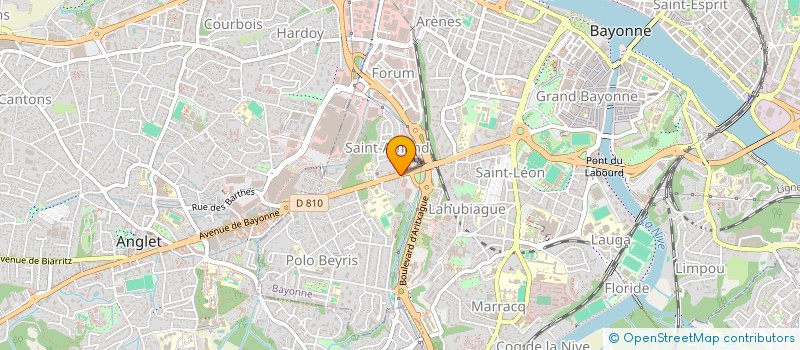 localisation de l'entreprise MONSIEUR NICOLAS TEILLERIA à BAYONNE