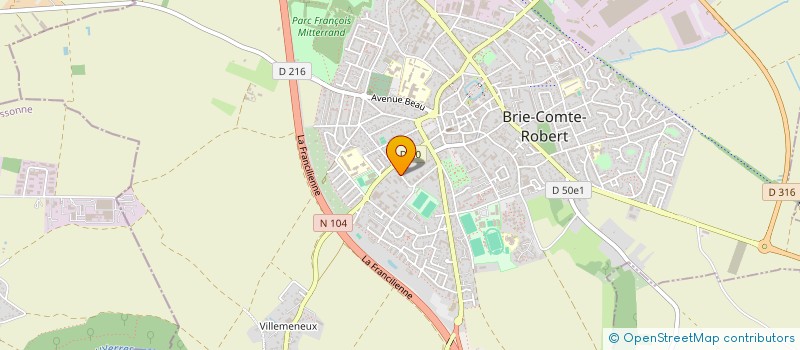 localisation de l'entreprise MONSIEUR NICOLAS TEIXEIRA à BRIE-COMTE-ROBERT