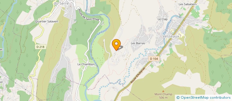 localisation de l'entreprise MONSIEUR NICOLAS TEKNEDJIAN  VESSEAUX