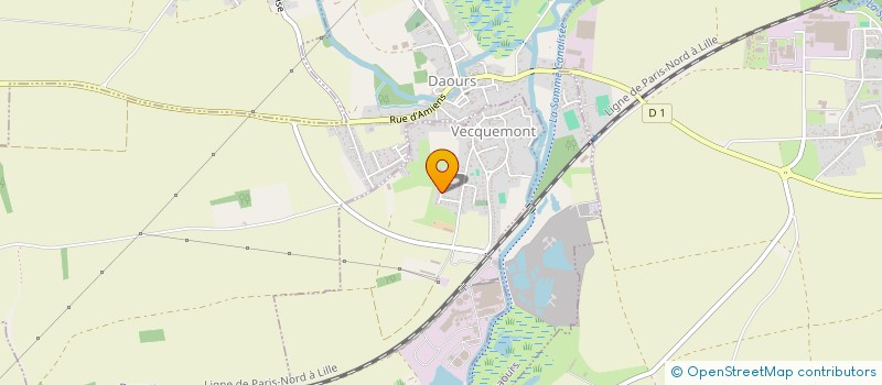 localisation de l'entreprise MONSIEUR NICOLAS TELLIER  VECQUEMONT