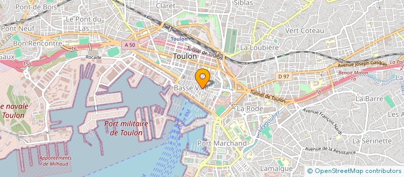 localisation de l'entreprise MONSIEUR NICOLAS TEMPERE  TOULON