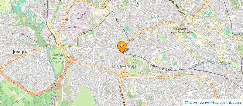 localisation de l'entreprise MONSIEUR NICOLAS TESTE à MONTPELLIER