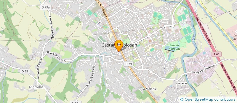 localisation de l'entreprise MONSIEUR NICOLAS TEVENAZ à CASTANET-TOLOSAN