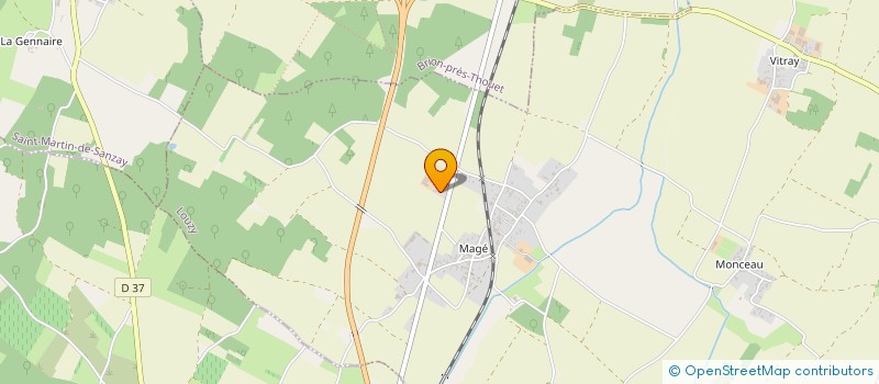 localisation de l'entreprise MONSIEUR NICOLAS TEXEREAU  LOUZY