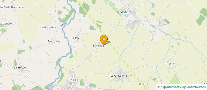 localisation de l'entreprise MONSIEUR NICOLAS THABARD  SAINT-ETIENNE-DE-MER-MORTE