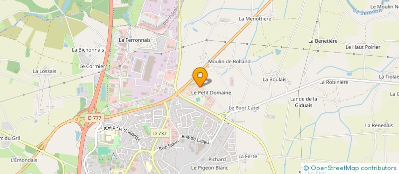 localisation de l'entreprise MONSIEUR NICOLAS THEAULT  BAIN-DE-BRETAGNE