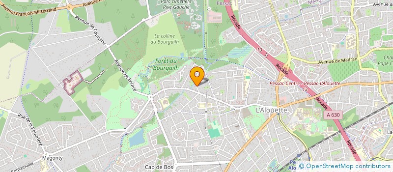 localisation de l'entreprise MONSIEUR NICOLAS THEBAUT  PESSAC