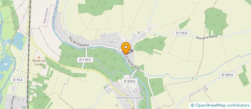 localisation de l'entreprise MONSIEUR NICOLAS THERON à HOUX