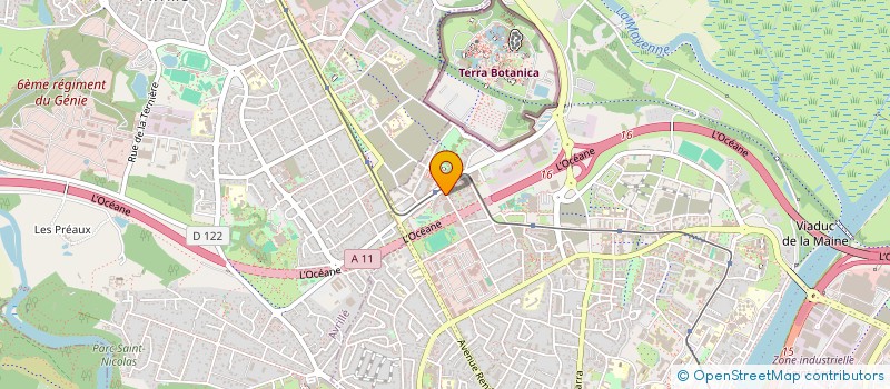 localisation de l'entreprise MONSIEUR NICOLAS THERON  ANGERS