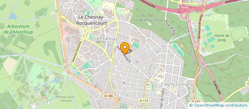 localisation de l'entreprise MONSIEUR NICOLAS THERY  LE CHESNAY-ROCQUENCOURT