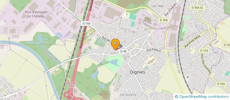 localisation de l'entreprise MONSIEUR NICOLAS THEVENETTE  OIGNIES