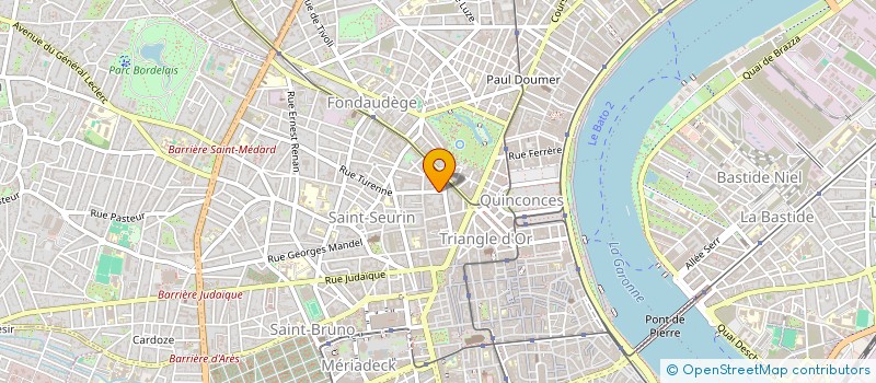 localisation de l'entreprise MONSIEUR NICOLAS THEVENIN  BORDEAUX