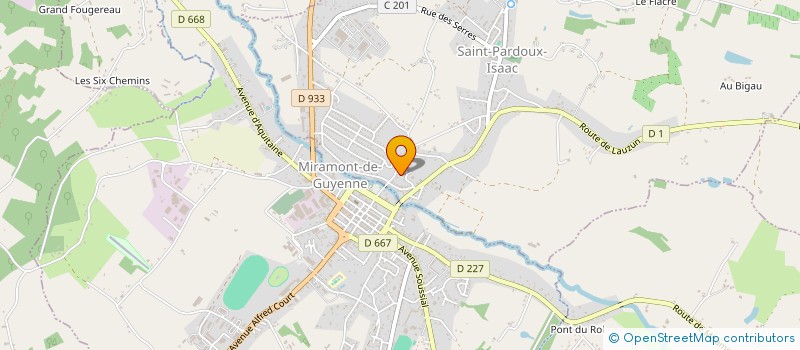 localisation de l'entreprise MONSIEUR NICOLAS THIBAUD  SAINT-PARDOUX-ISAAC