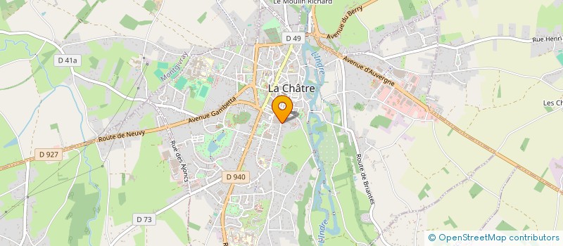 localisation de l'entreprise MONSIEUR NICOLAS THIBAULT à LA CHATRE
