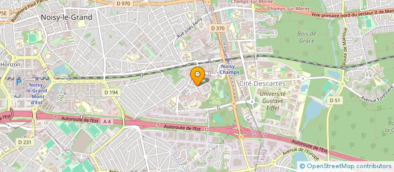 localisation de l'entreprise MONSIEUR NICOLAS THIBAULT  NOISY-LE-GRAND