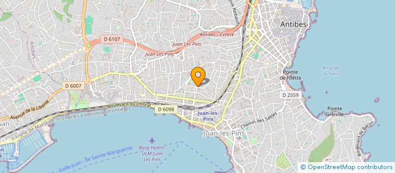 localisation de l'entreprise MONSIEUR NICOLAS THIBAULT à ANTIBES