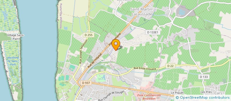 localisation de l'entreprise MONSIEUR NICOLAS THIBAULT  SAINT-MARTIN-LACAUSSADE