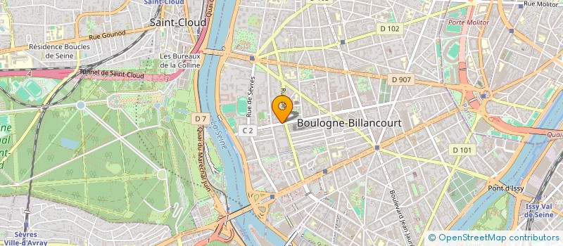 localisation de l'entreprise MONSIEUR NICOLAS THIEBAUD à BOULOGNE-BILLANCOURT