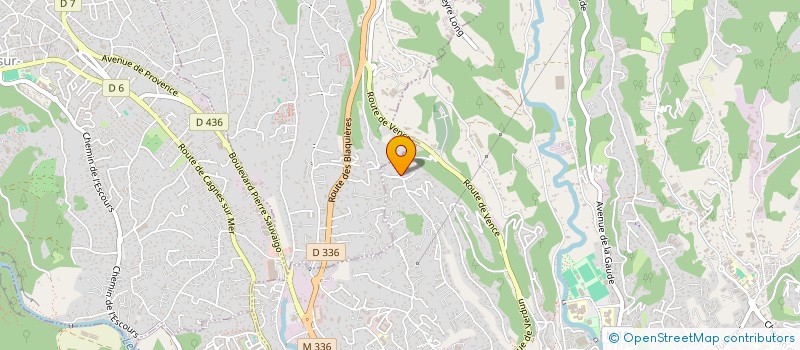 localisation de l'entreprise MONSIEUR NICOLAS THIERY  CAGNES-SUR-MER