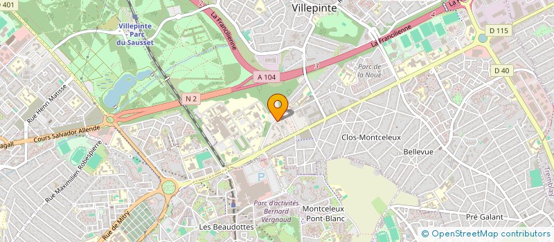 localisation de l'entreprise MONSIEUR NICOLAS THIRIET à VILLEPINTE