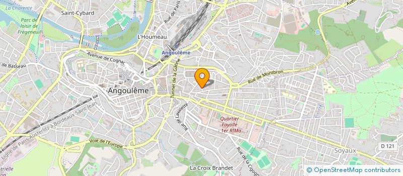 localisation de l'entreprise MONSIEUR NICOLAS THIRIOT à ANGOULEME