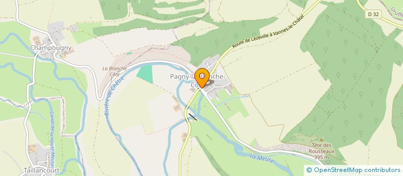 localisation de l'entreprise MONSIEUR NICOLAS THIRY à PAGNY-LA-BLANCHE-COTE