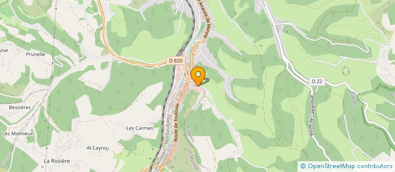 localisation de l'entreprise MONSIEUR NICOLAS THIVEAUD  CAHORS