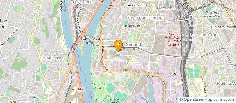 localisation de l'entreprise MONSIEUR NICOLAS THOLLET  LYON