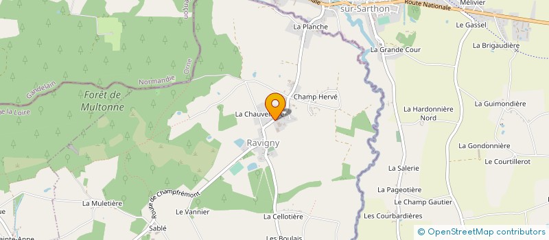 localisation de l'entreprise MONSIEUR NICOLAS THOMAS à RAVIGNY