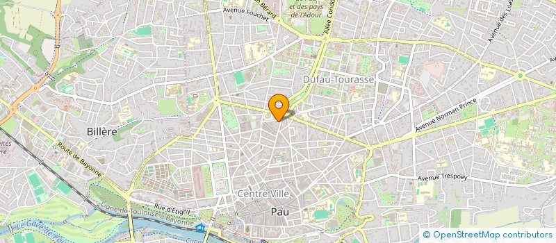 localisation de l'entreprise MONSIEUR NICOLAS THOMAS  PAU