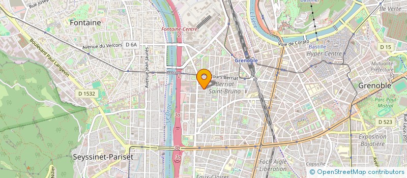 localisation de l'entreprise MONSIEUR NICOLAS THOMASSON  GRENOBLE