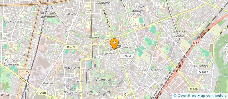 localisation de l'entreprise MONSIEUR NICOLAS THOMET  GRENOBLE