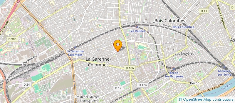 localisation de l'entreprise MONSIEUR NICOLAS THOMIS à LA GARENNE-COLOMBES