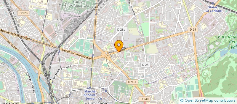 localisation de l'entreprise MONSIEUR NICOLAS THORAVAL à SAINT-DENIS