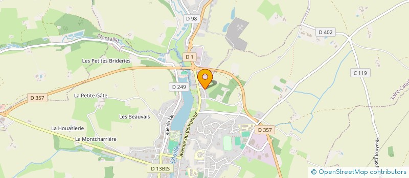 localisation de l'entreprise MONSIEUR NICOLAS THOREL  SAINT-CALAIS