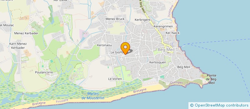localisation de l'entreprise MONSIEUR NICOLAS THOUEILLE à FOUESNANT