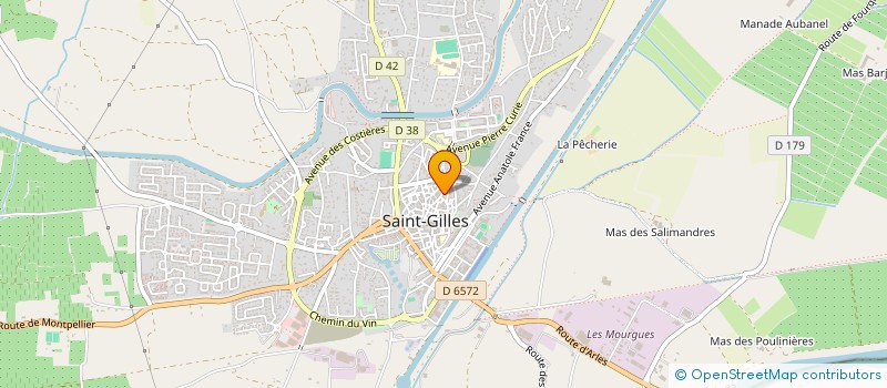 localisation de l'entreprise MONSIEUR NICOLAS THROUDE  SAINT-GILLES