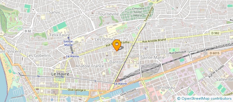 localisation de l'entreprise MONSIEUR NICOLAS THUAULT  LE HAVRE