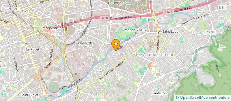localisation de l'entreprise MONSIEUR NICOLAS THULLIER  MARSEILLE