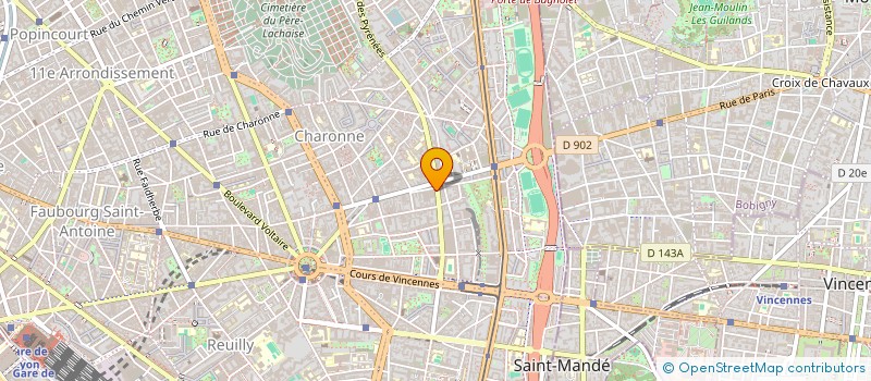 localisation de l'entreprise MONSIEUR NICOLAS THURET  PARIS