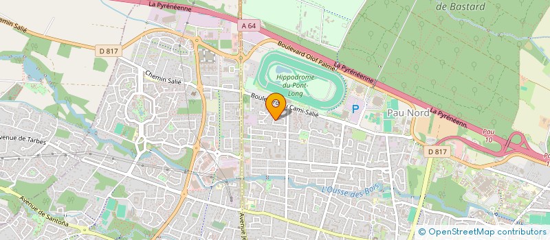 localisation de l'entreprise MONSIEUR NICOLAS TIBURCE  PAU