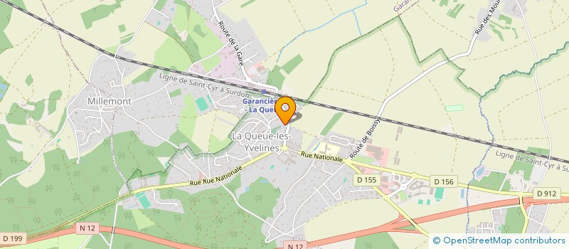 localisation de l'entreprise MONSIEUR NICOLAS TINET  LA QUEUE-LES-YVELINES