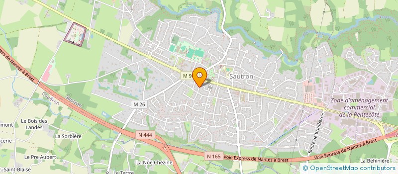 localisation de l'entreprise MONSIEUR NICOLAS TIRILLY  SAUTRON