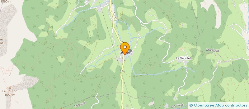 localisation de l'entreprise MONSIEUR NICOLAS TISSOT  THONES