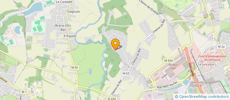 localisation de l'entreprise MONSIEUR NICOLAS TOFFOLI  AUSSONNE