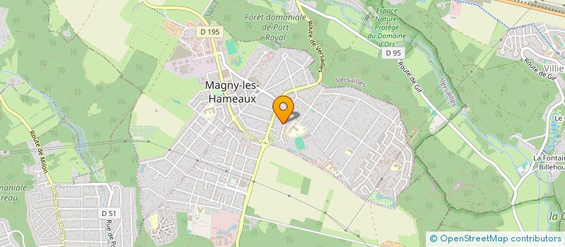 localisation de l'entreprise MONSIEUR NICOLAS TOINEAU  MAGNY-LES-HAMEAUX