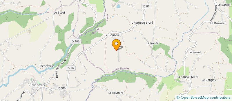 localisation de l'entreprise MONSIEUR NICOLAS TOINON  HAUTE-RIVOIRE