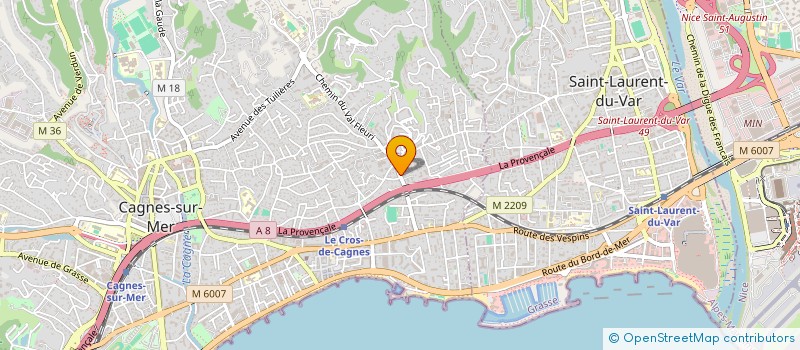 localisation de l'entreprise MONSIEUR NICOLAS TONDINI à CAGNES-SUR-MER